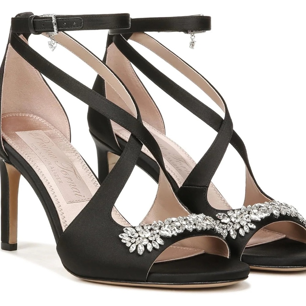 Pnina Tornai Naturalizer Amor dress heel sandal black 9.5 W 40.5